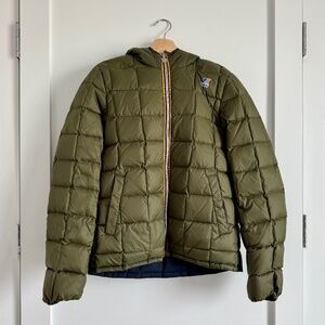 K-Way JACQUES THERMO Blue & Green Reversible Jacket – Men’s Size S